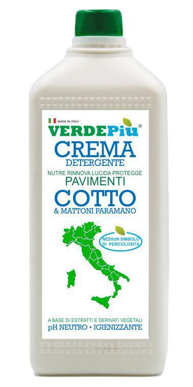 Verdepiù Crema Detergente Pavimenti Cotto 1 Kg